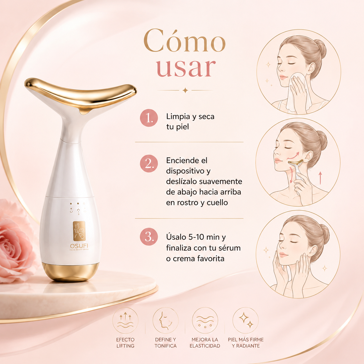 Sculpt Glow™ – Masajeador Facial 3D