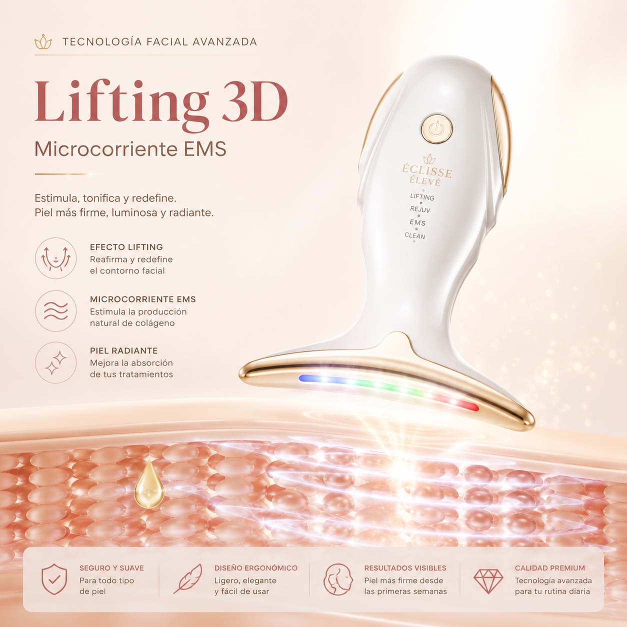 Sculpt Glow™ – Masajeador Facial 3D