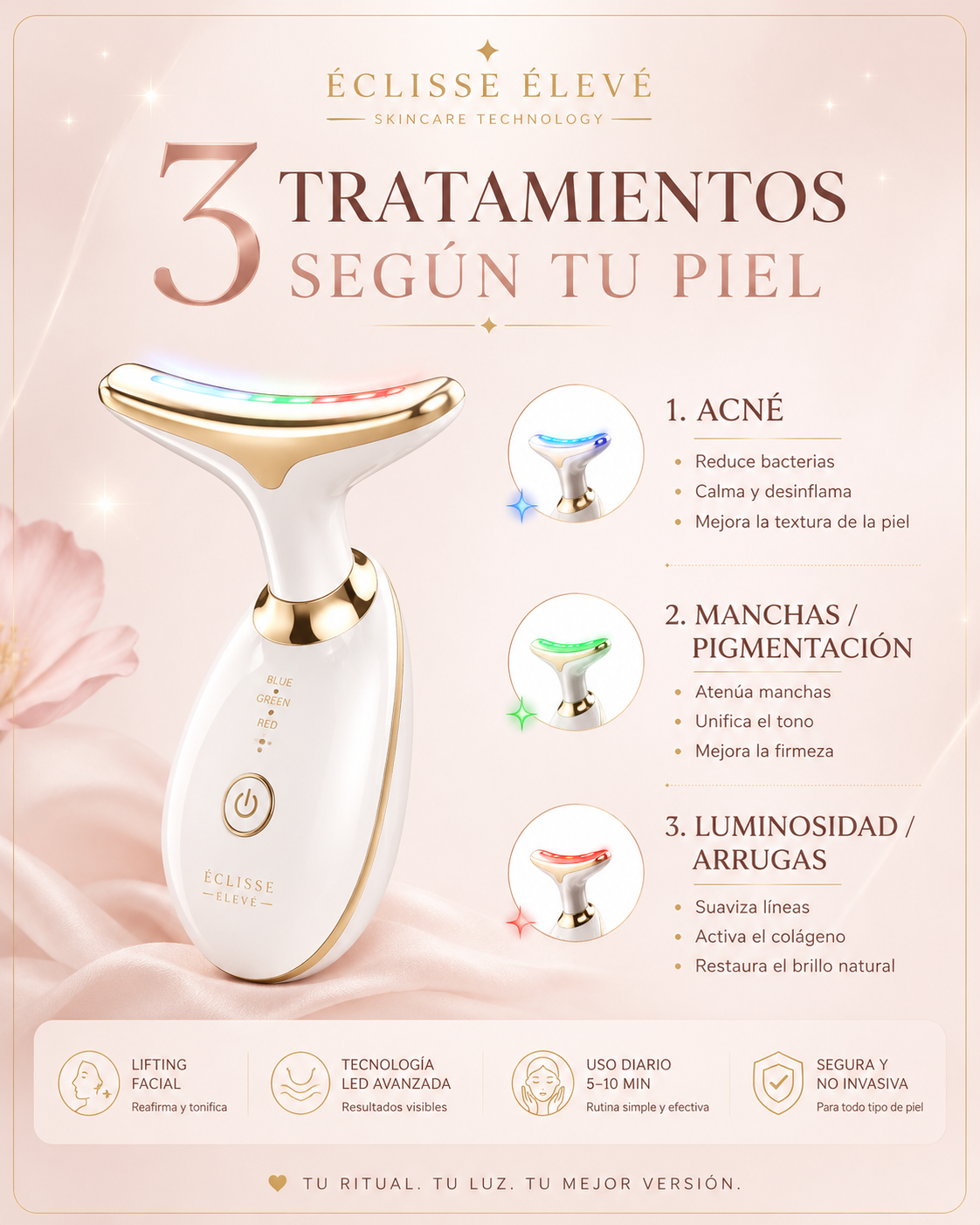 Sculpt Glow™ – Masajeador Facial 3D
