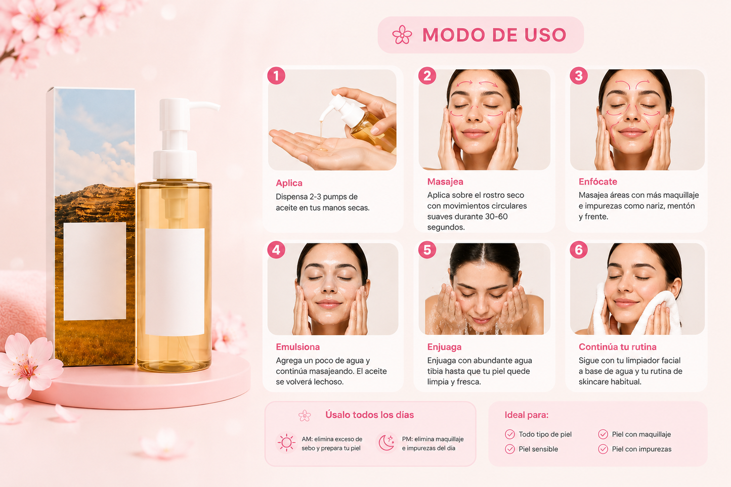 Aceite limpiador de centella